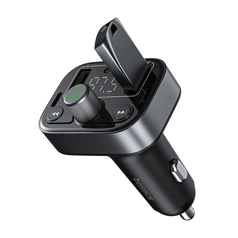 <![CDATA[FM Transmitter Baseus S-09 Pro, Bluetooth (black)]]>